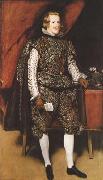 Diego Velazquez Portrait of Philip IV of Spain in Brown and Silver (mk08) oil painting artist